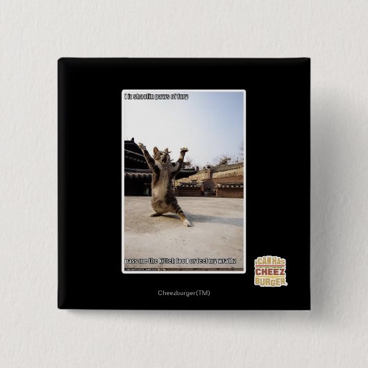 Iz I shaolin Tatzen der Wut Button (Vorderseite)