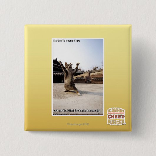 Iz I shaolin Tatzen der Wut Button (Vorderseite)