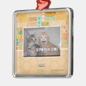 iz pikture Zeit Ornament Aus Metall (Links)