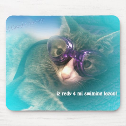 iz redy Schwimmen 2goz! Mousepad (Vorne)