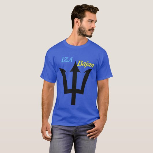 IZA Bajan, Barbados T-Shirt (Vorne ganz)