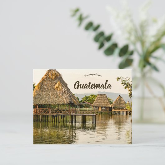 Izabal Guatemala Postkarte (Stehend Vorderseite)