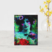 Izabellas Blau Karte (Gelbe Blume)