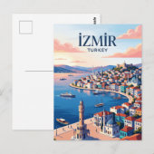 İzmir Skyline Türkei Postkarte (Vorne/Hinten)