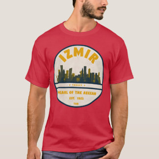 Izmir Stadt Abzeichen Mädchen T-Shirt