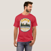 Izmir Stadt Abzeichen Mädchen T-Shirt (Vorne ganz)