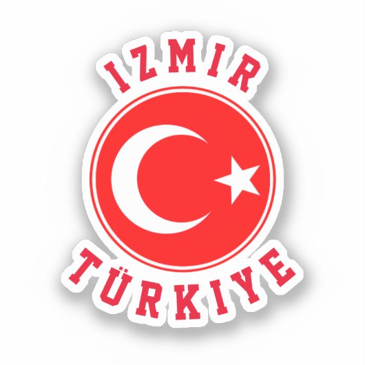 Izmir, Türkei Aufkleber (Vorderseite)