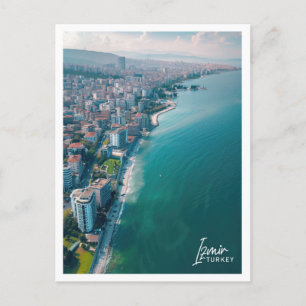 Izmir Türkei Reiseort Illustration Postkarte