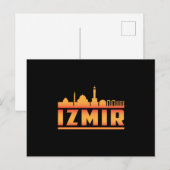 Izmir Turkey City Skyline Cityscape Funny Gift Postkarte (Vorne/Hinten)
