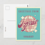 Izmir Turkey Retro Vintage Postkarte (Vorne/Hinten)