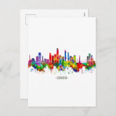 Izmir Turkey Skyline Feiertagspostkarte (Vorne/Hinten)