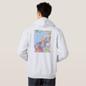 İzmir Türkiye City Map Hoodie (Schwarz voll)