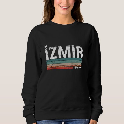 Izmir Türkiye Türkei Vintag Türkisches Türk Sweatshirt (Vorderseite)
