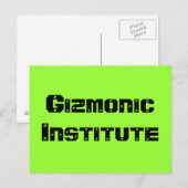 izmonisches Institut Postkarte (Vorne/Hinten)