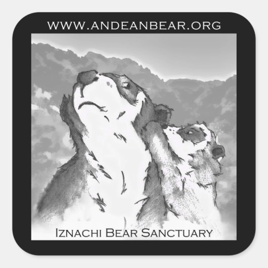 Iznachi Bear Sanctuary Sticker (Vorderseite)
