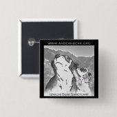 Iznachi Schongebiet-Quadrat-Knopf Button (Vorne & Hinten)