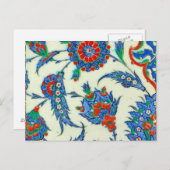 iznic Keramiken Postkarte (Vorne/Hinten)