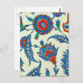 iznic Keramiken Postkarte (Vorne/Hinten)