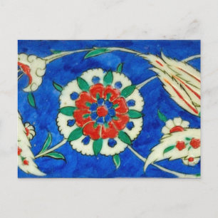 iznic Keramiken Postkarte