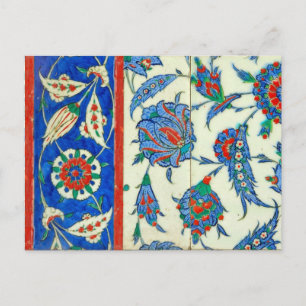 iznic Keramiken Postkarte