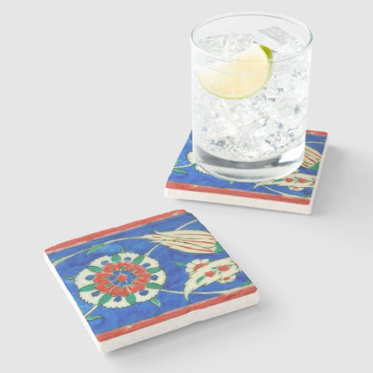 iznic Keramiken SteinUntersetzer (Seitenansicht)