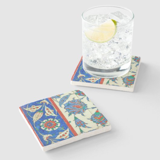 iznic Keramiken SteinUntersetzer (Seitenansicht)