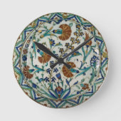 Iznik Carnons Wall Clock Runde Wanduhr (Vorderseite)