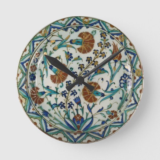 Iznik Carnons Wall Clock Runde Wanduhr (Vorderseite)