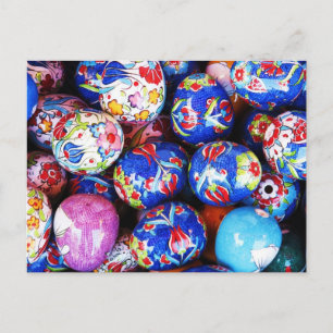 Iznik Design Keramik Eggs Postkarte