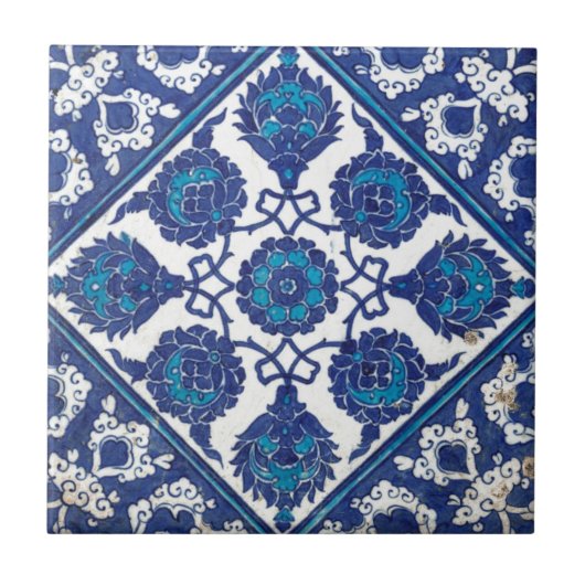 Iznik ethnische Stammes- türkische Mosaik-mit Fliese (Vorderseite)