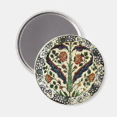 Iznik Feather Heart Magnet (Vorderseite/Rückseite)