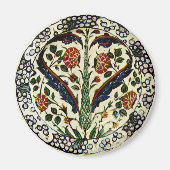 Iznik Feather Heart Magnet (Vorne)