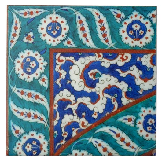 Iznik-Fliese Fliese (Vorderseite)