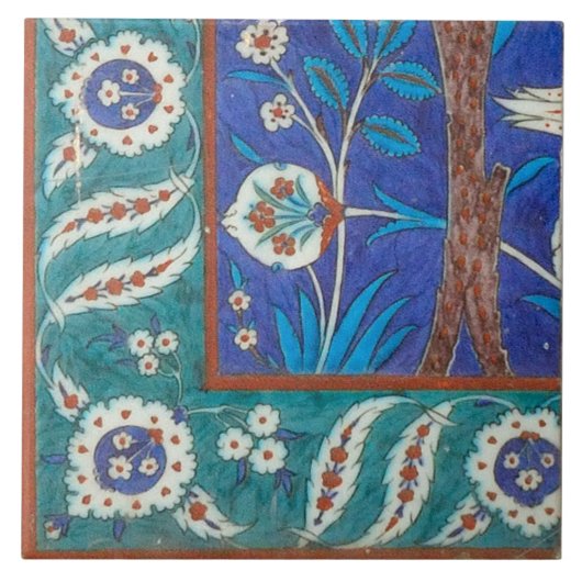 Iznik-Fliese Fliese (Vorderseite)