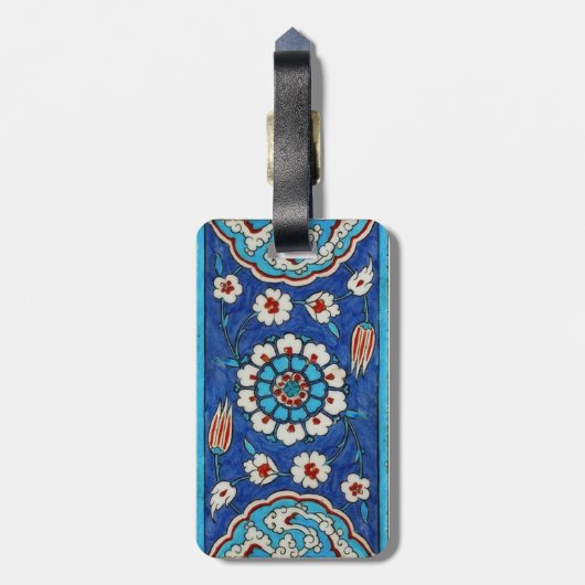 iznik Fliese Gepäckanhänger (Rückseite vertikal)