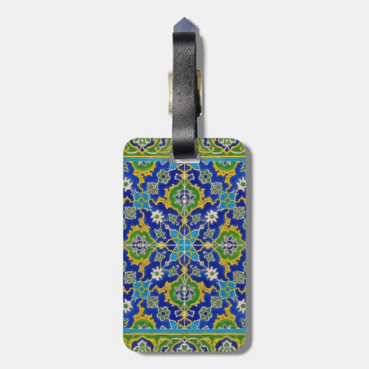 iznik Fliese Gepäckanhänger (Rückseite vertikal)