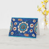 Iznik-Fliese Karte (Gelbe Blume)
