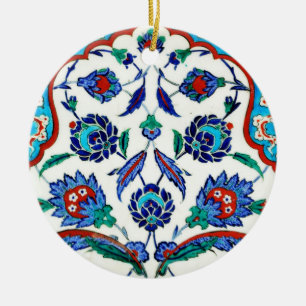 Iznik-Fliese Keramik Ornament