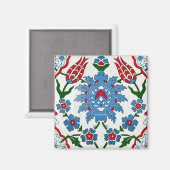 Iznik-Fliese Magnet (Vorderseite/Rückseite)