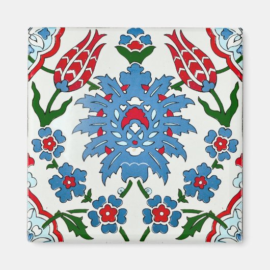 Iznik-Fliese Magnet (Vorne)