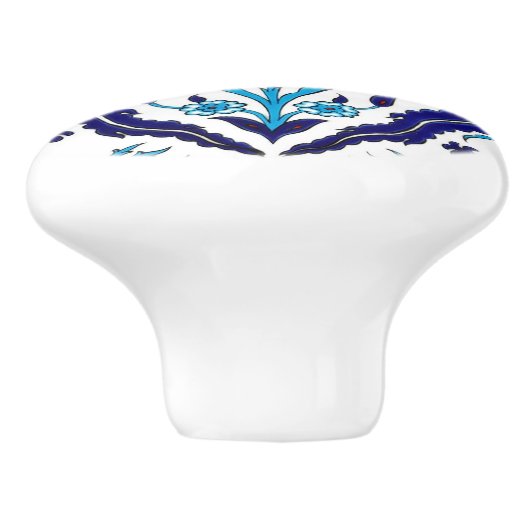 Iznik-Fliesen Keramikknauf (Seitenansicht)