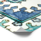 Iznik Kachel mit einer Darstellung von Mekka Poster (Ecke)