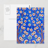 Iznik-Keramik Postkarte (Vorne/Hinten)