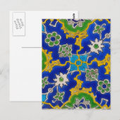 Iznik-Keramik Postkarte (Vorne/Hinten)