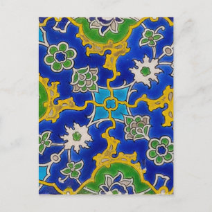 Iznik-Keramik Postkarte