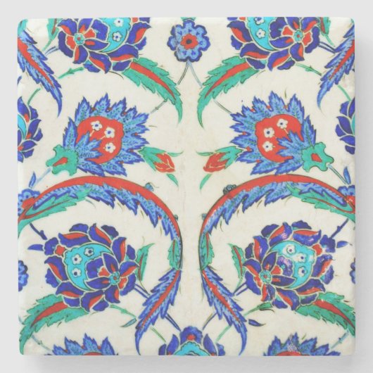 Iznik-Keramik Steinuntersetzer (Vorderseite)