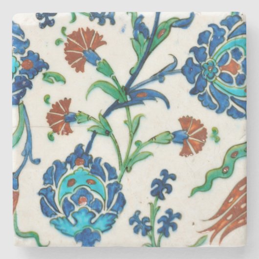Iznik-Keramik Steinuntersetzer (Vorderseite)