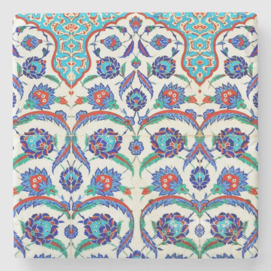 Iznik-Keramik Steinuntersetzer (Vorderseite)