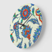 iznik-Keramiken Große Wanduhr (Winkel)