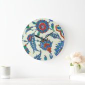 iznik-Keramiken Große Wanduhr (Zuhause)